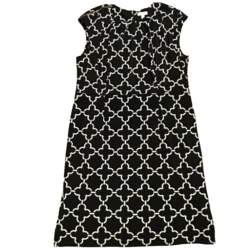 💃 Charter Club Black and White Patterned Dress